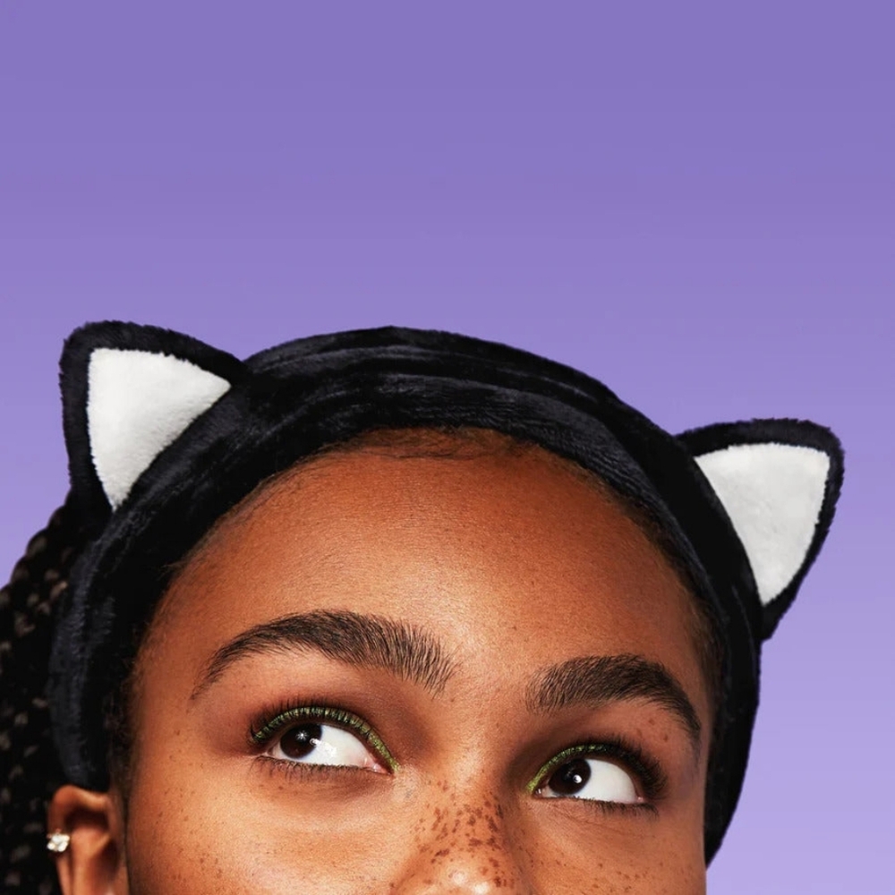 I Dew Care K-Beauty Black Cat Microfiber Headband - NIB - Picture 9 of 9
